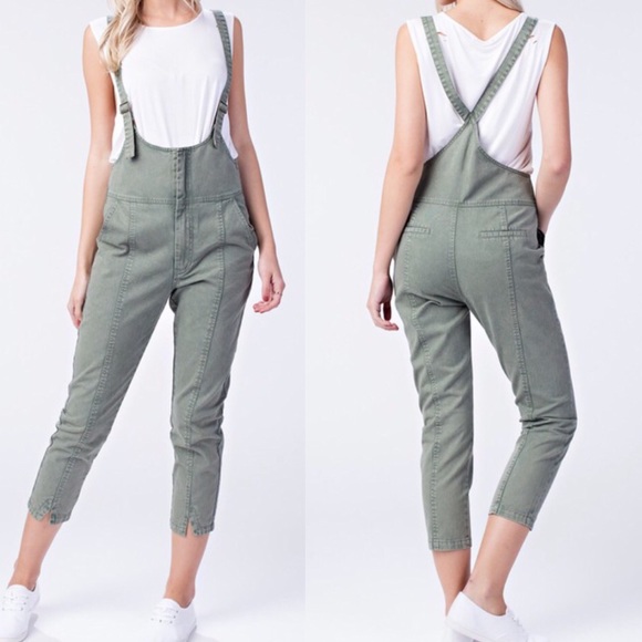 NWT Olive green Overalls - Picture 4 of 6